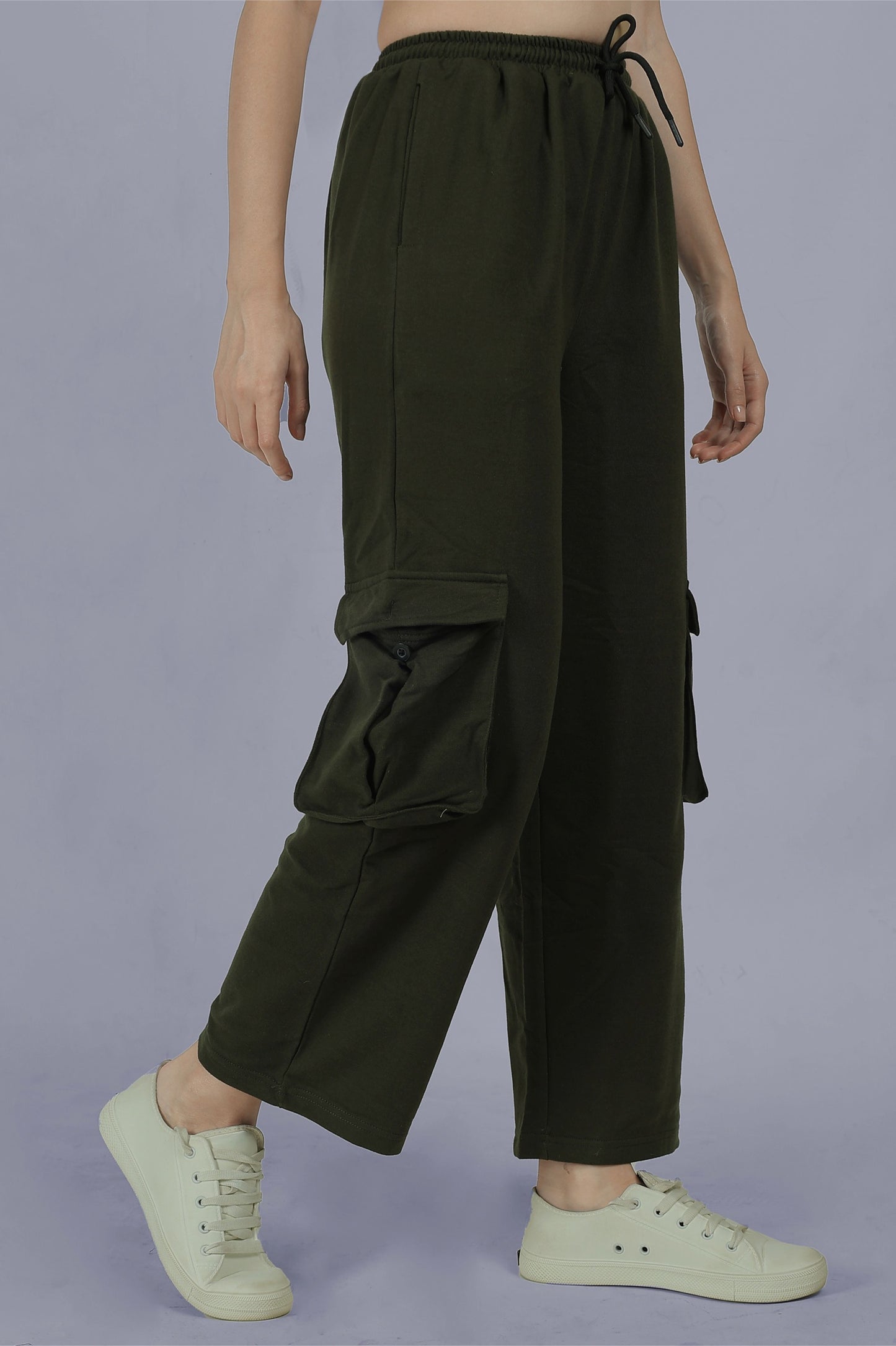 Loose Fit Black Cargo Jogger