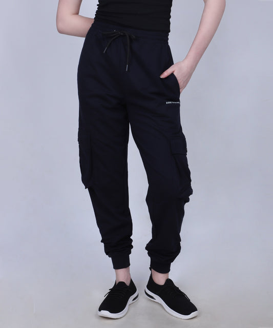 Navy Blue Cargo Jogger