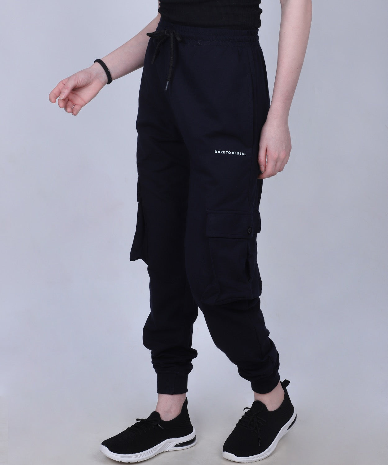 Navy Blue Cargo Jogger