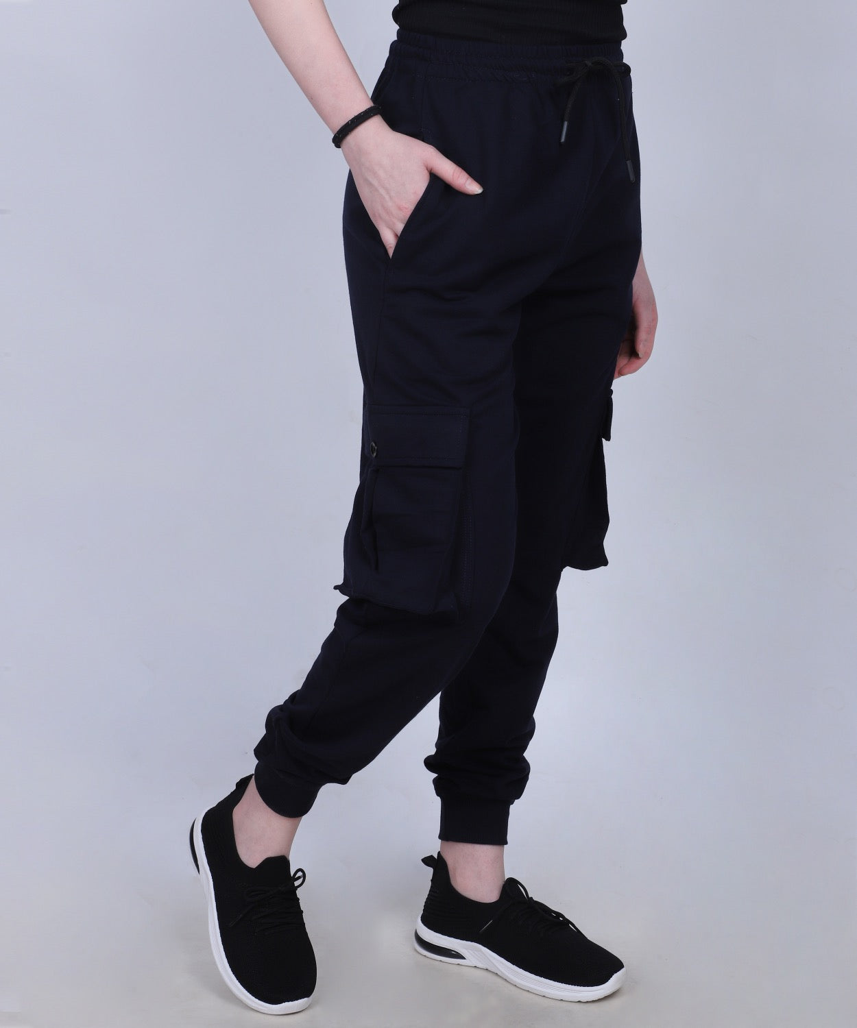 Navy Blue Cargo Jogger