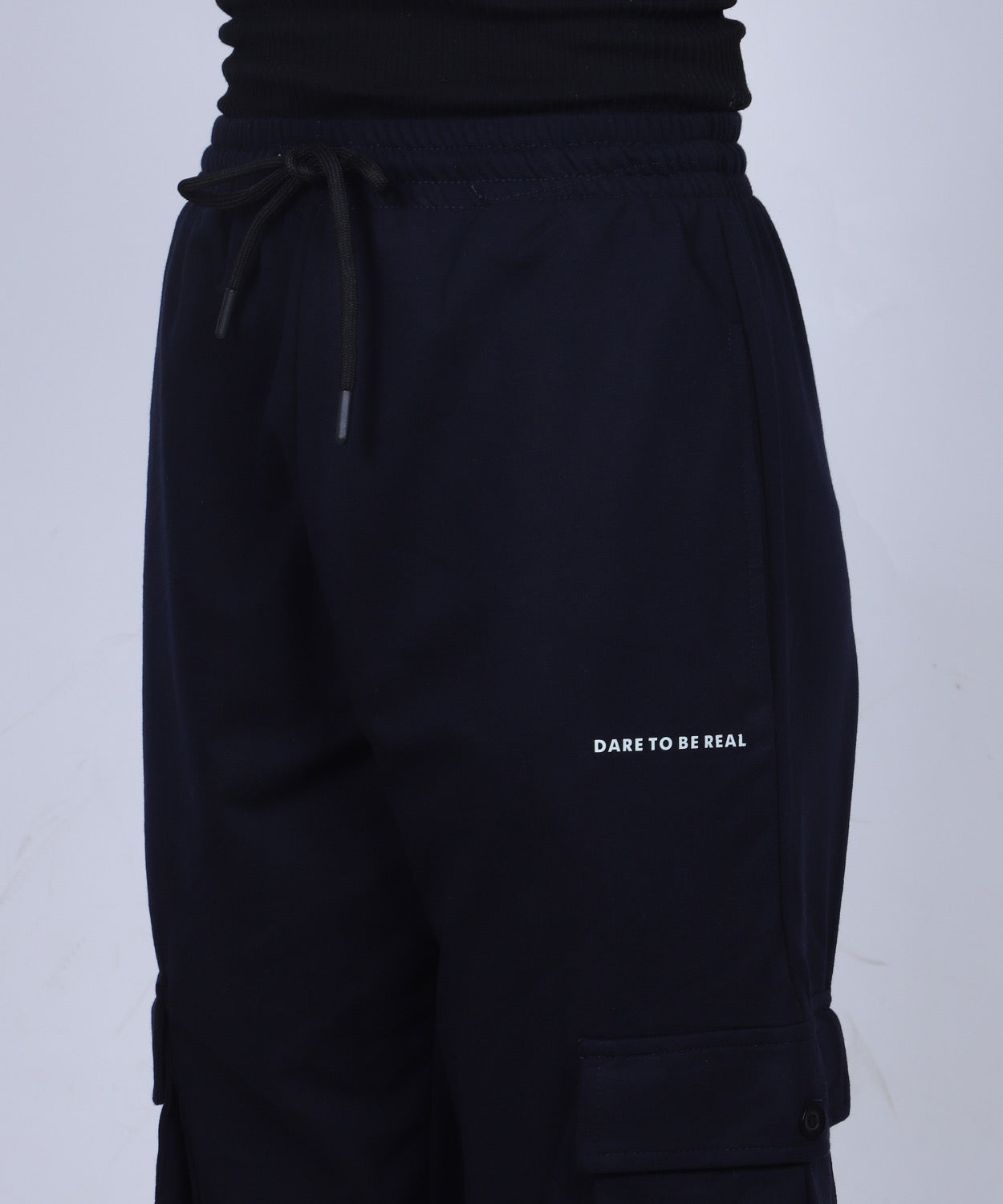 Navy Blue Cargo Jogger