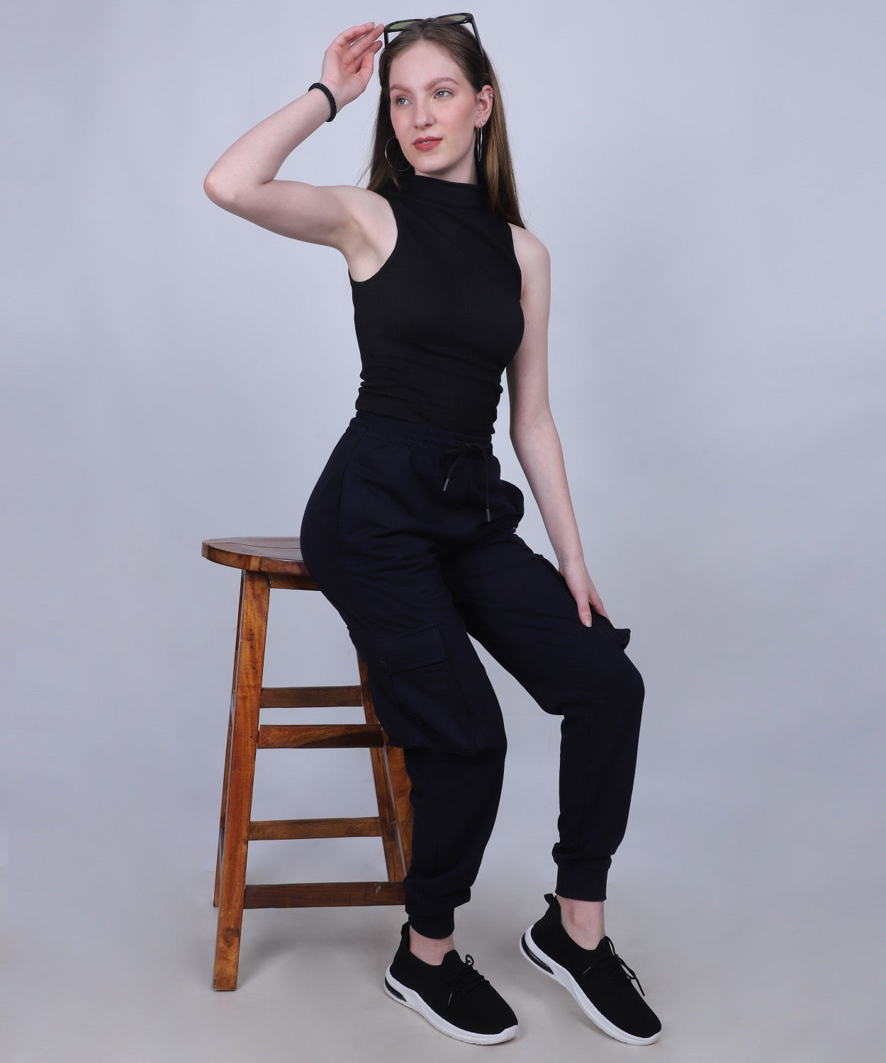 Navy Blue Cargo Jogger