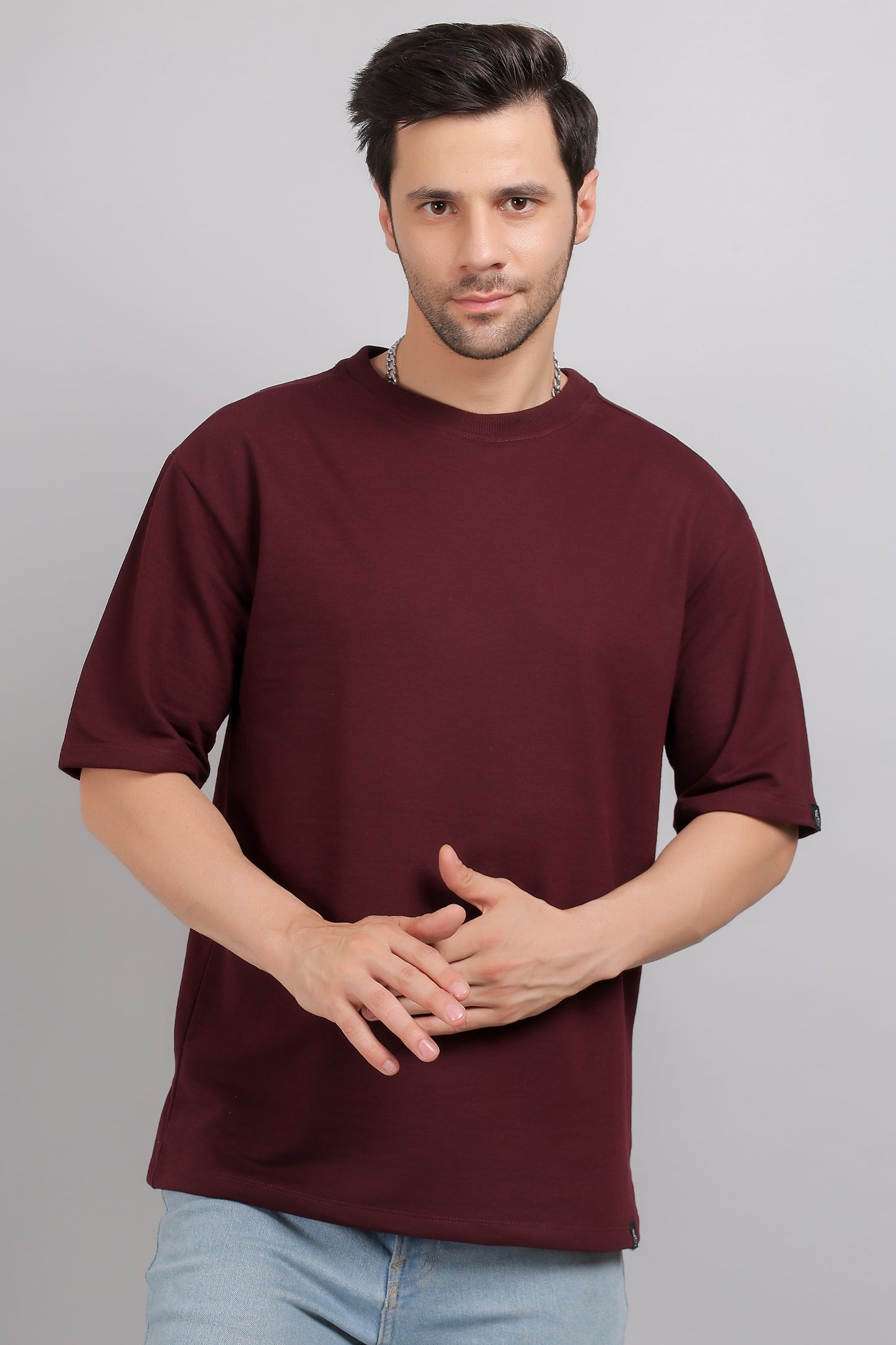 Coffee Print Oversized T-Shirt