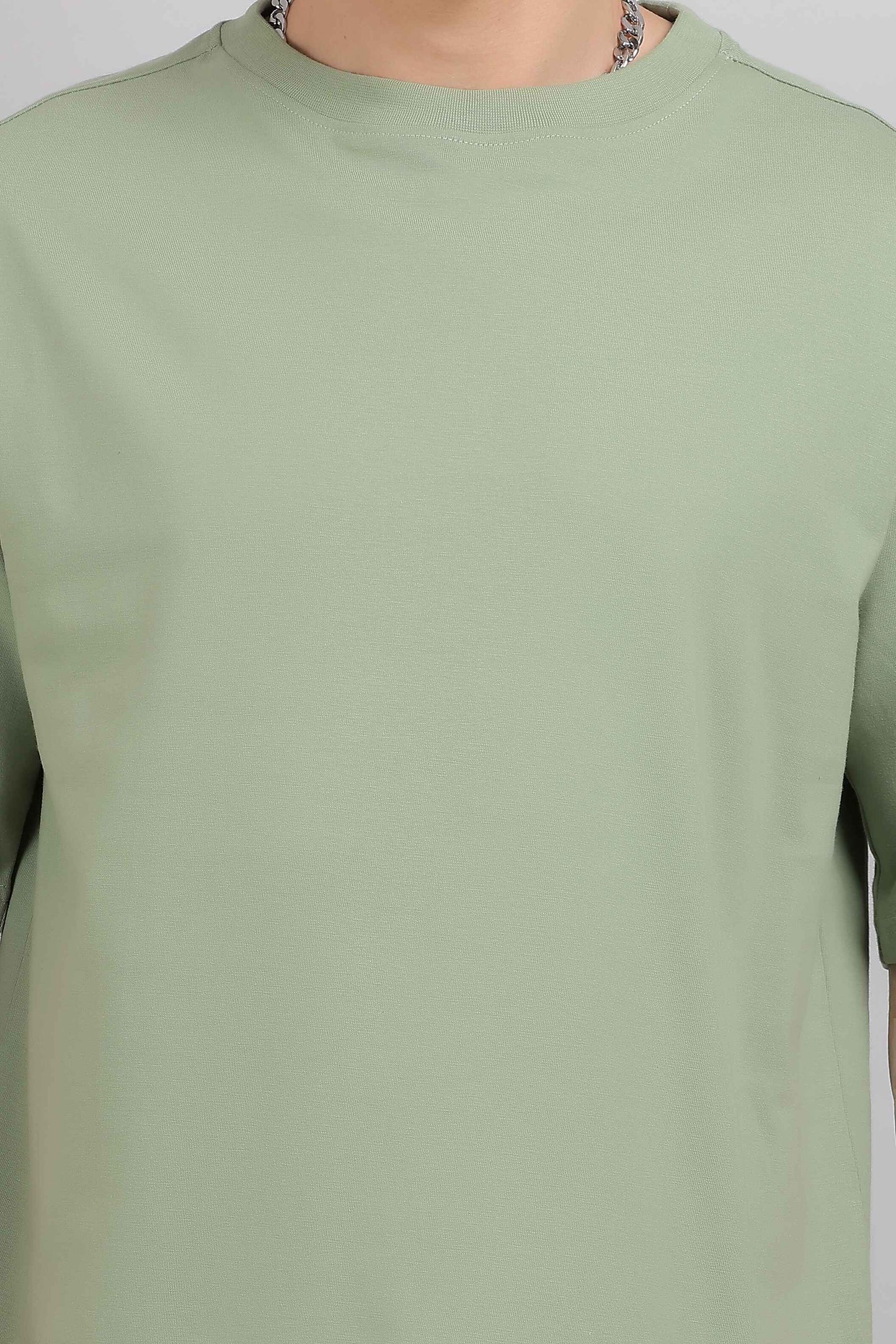 Plain Oversize Tee and Black Cargo Jogger