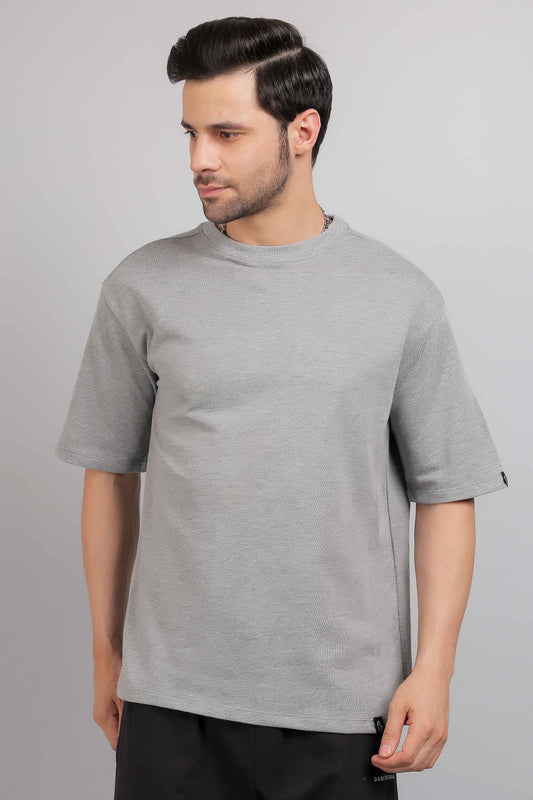 Japanese Text Print Oversized T-Shirt