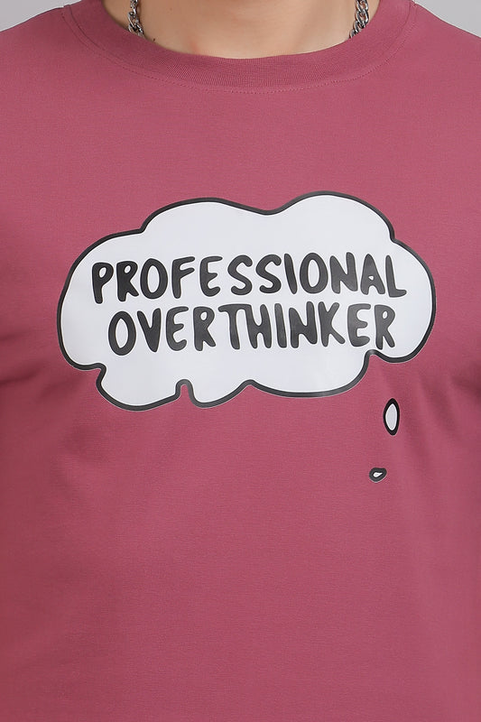 Professional Overthinker Round Neck T-Shirt