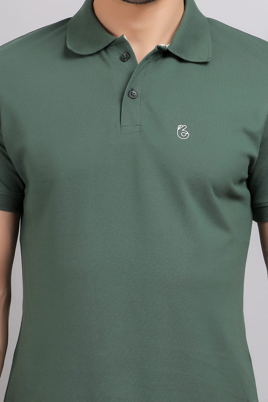 Olive Polo Neck