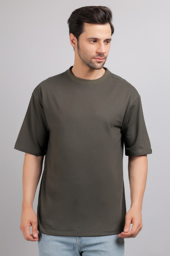 Coffee Print Oversized T-Shirt