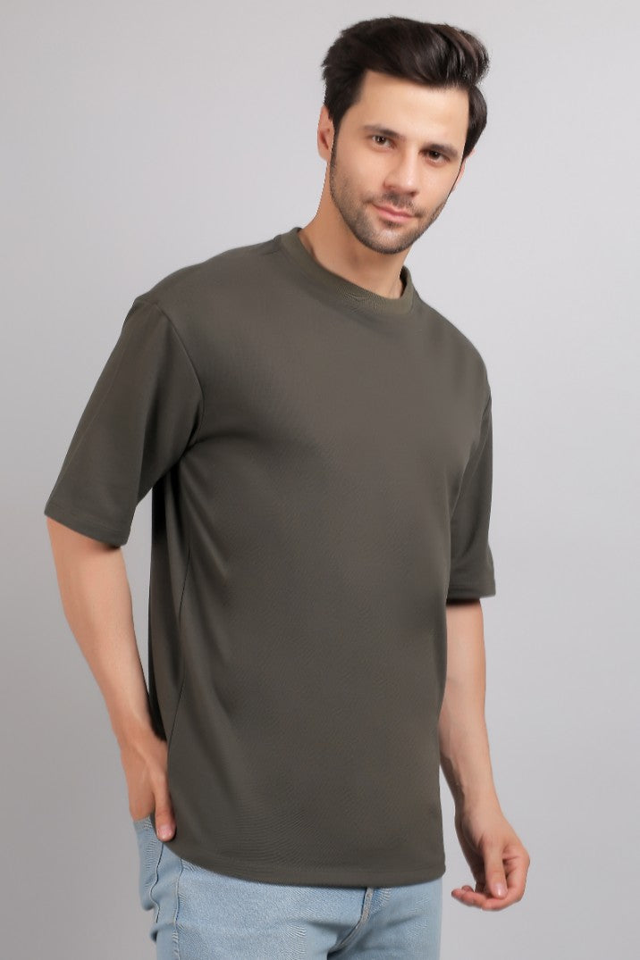 Japanese Text Print Oversized T-Shirt