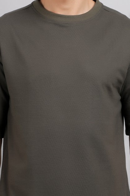 Japanese Text Print Oversized T-Shirt