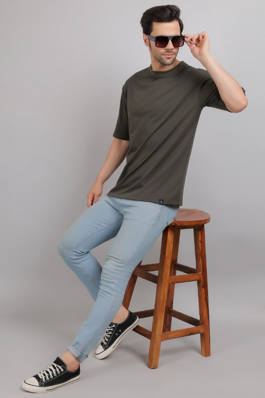 Coffee Print Oversized T-Shirt