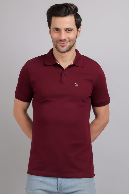 Wine Polo Neck