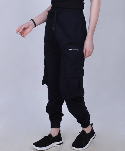 Navy Blue Cargo Jogger