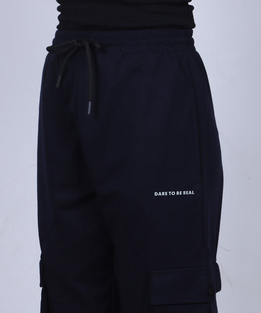 Navy Blue Cargo Jogger
