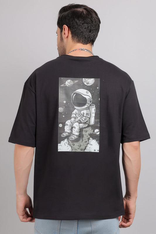 Astronaut Print Oversized T-Shirt