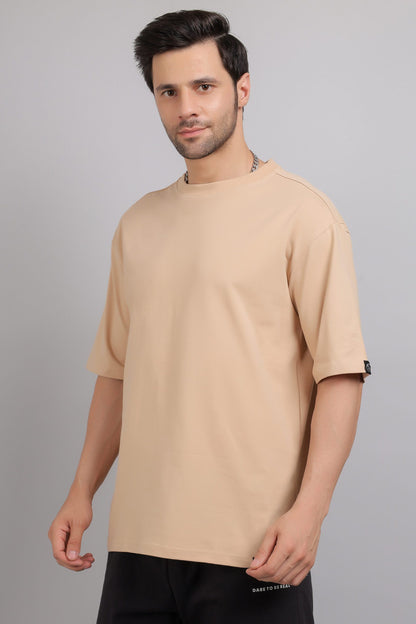 Plain Oversize Tee and Black Cargo Jogger