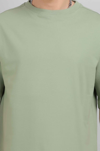 Plain Oversize Tee and Black Cargo Jogger