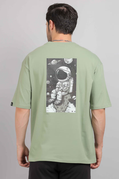 Astronaut Print Oversized T-Shirt