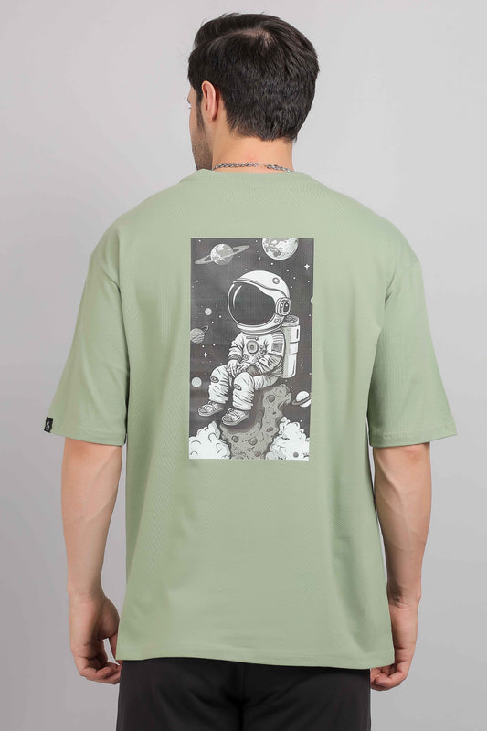 Astronaut Print Oversized T-Shirt