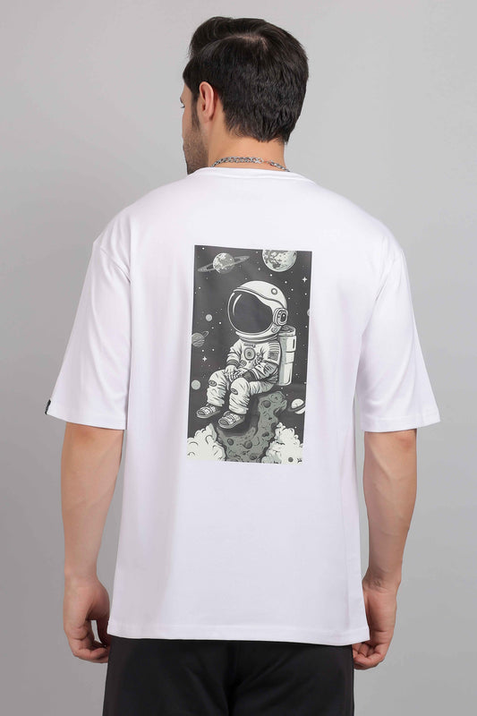 Astronaut Print Oversized T-Shirt