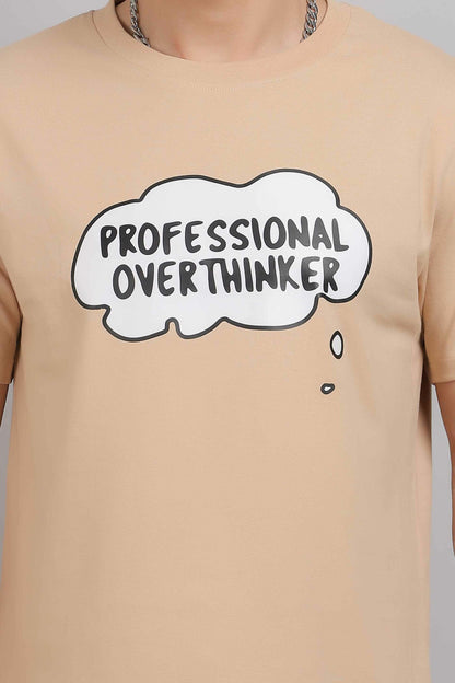 Professional Overthinker Round Neck T-Shirt