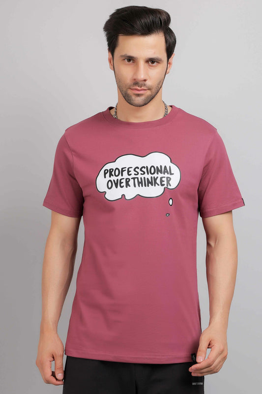 Professional Overthinker Round Neck T-Shirt