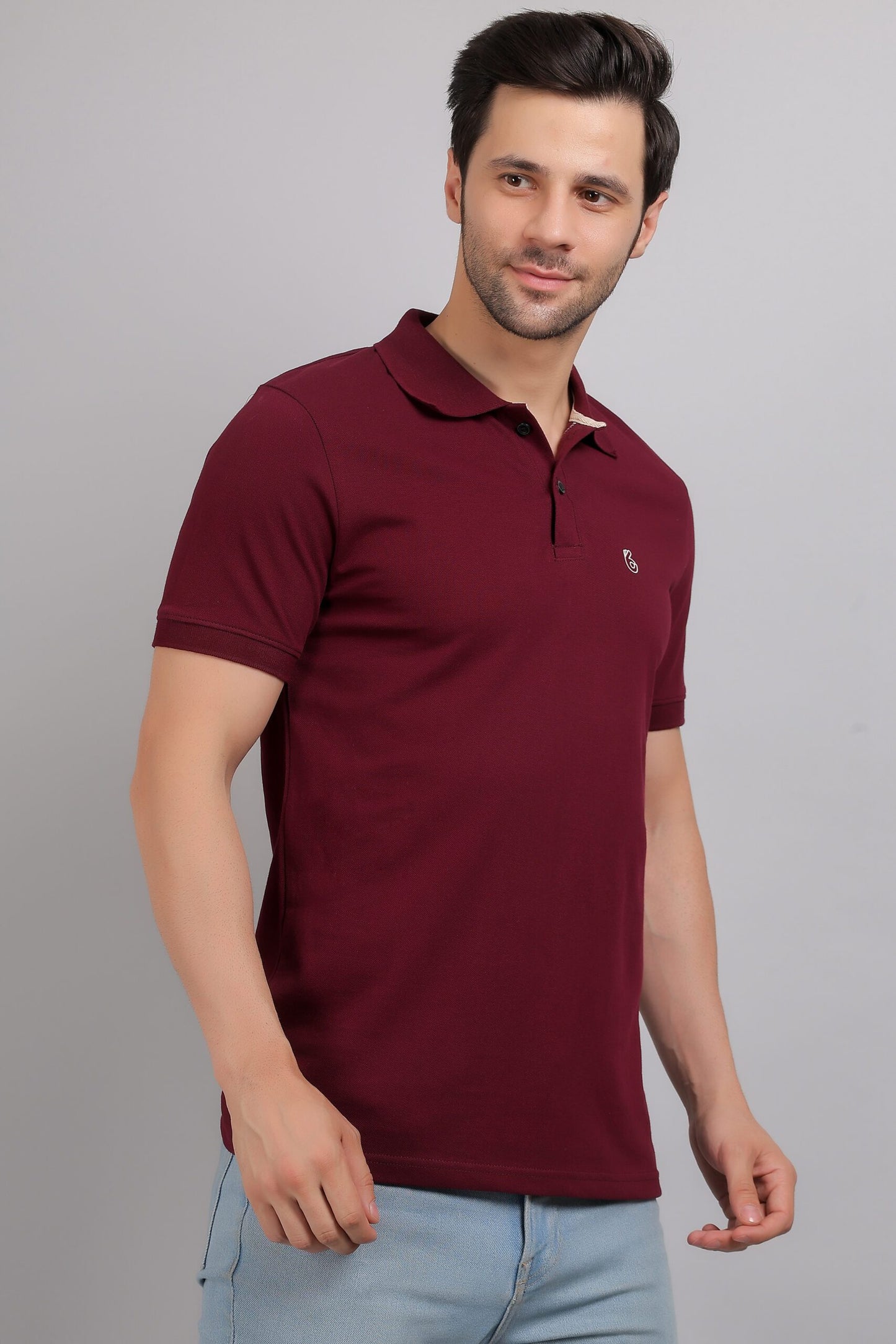 Fine Polo Neck Tee