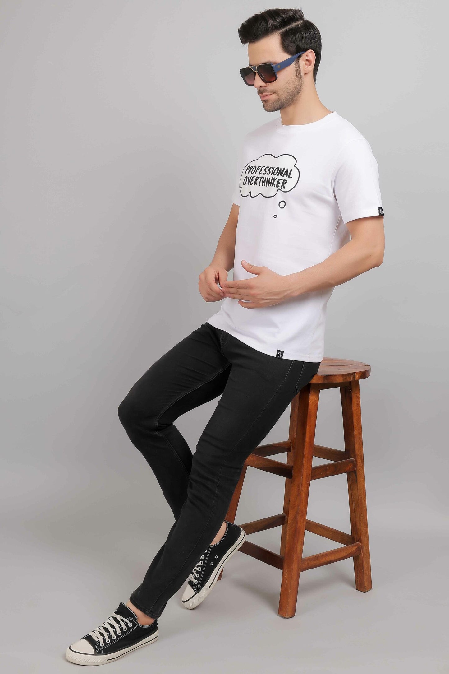 Professional Overthinker Round Neck T-Shirt